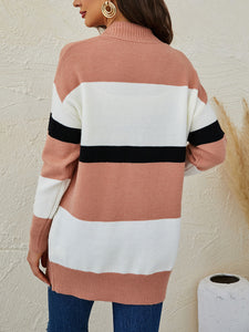 Surrounded By Grace Cardigan-Brunt Coral