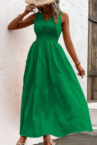 More To Love Sleeveless Tiered Dress