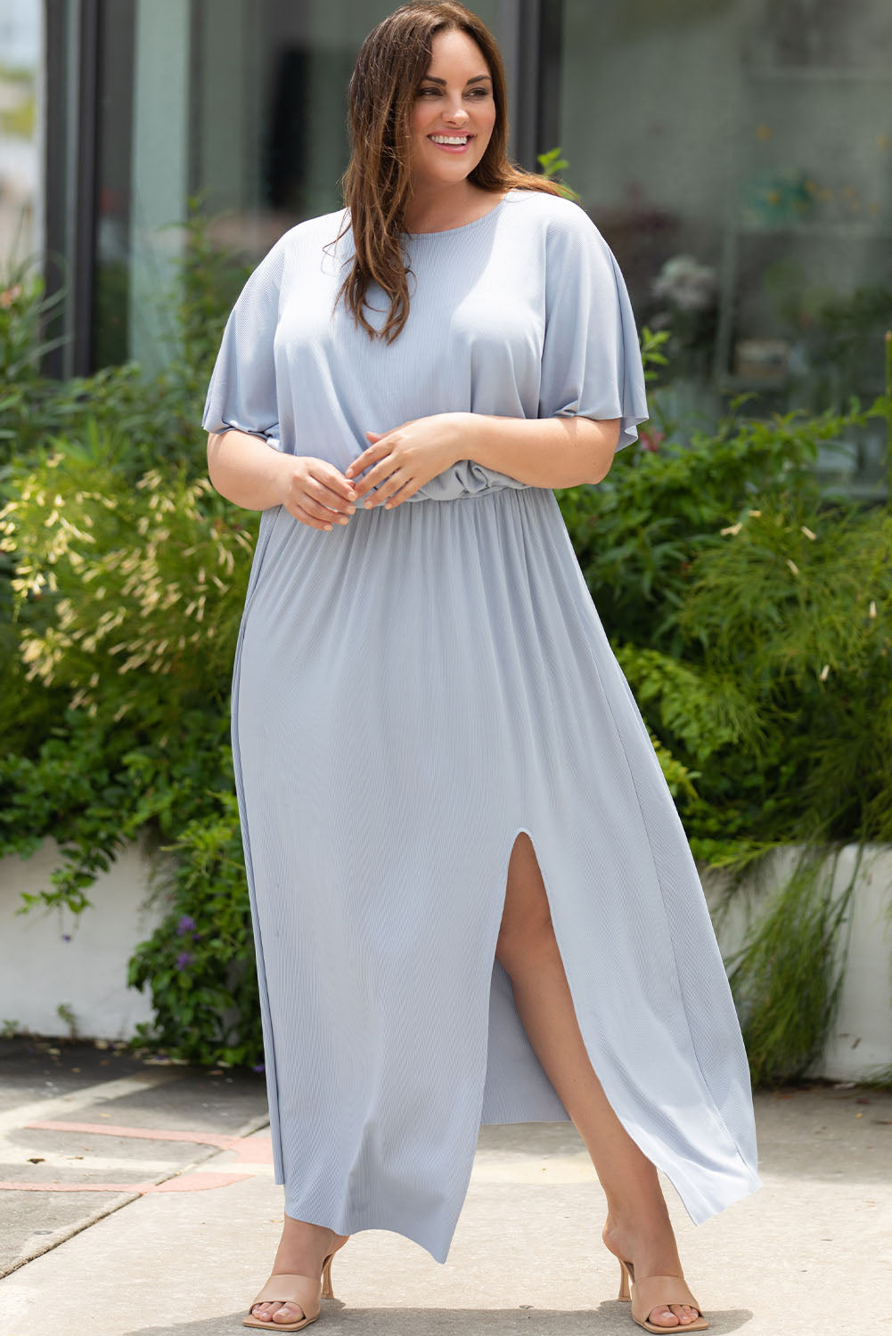 Happily Ever After Maxi Dress- Pastel Blue