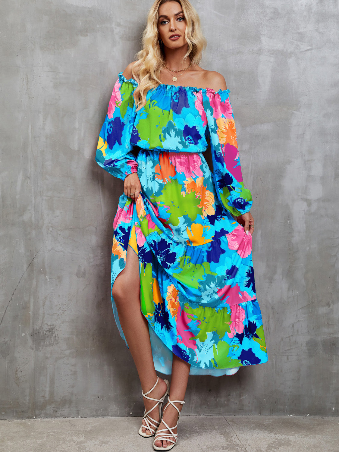 Exotic Escape Tiered Dress